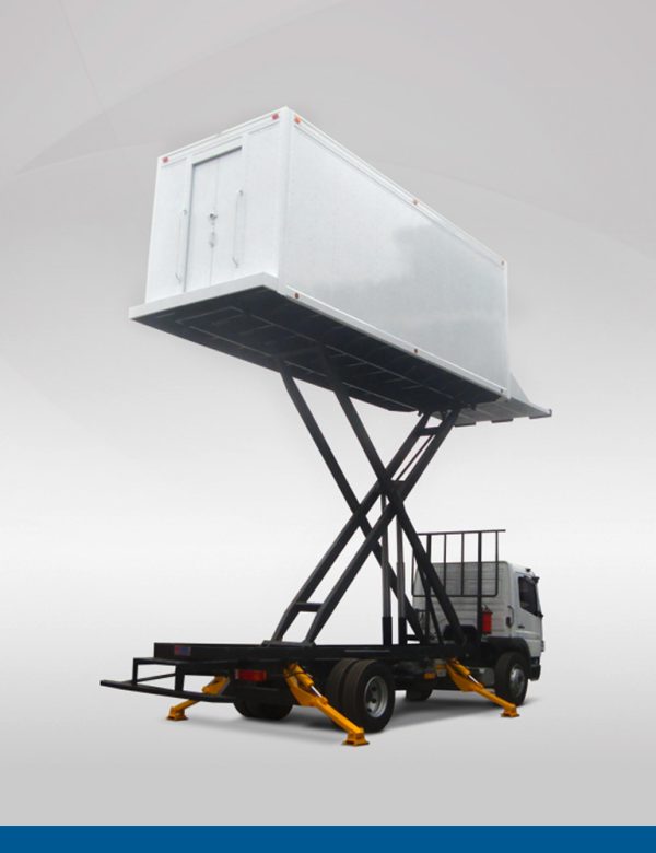 Furgón levadizo